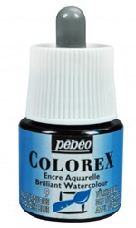 Pebeo colorex aquarelinkt serie 1 -turkooisblauw