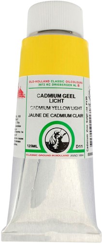 oudt hollandse olieverf cadmiumgeel licht - tube 125 ml