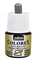 Pebeo Colorex Aquarelinkt serie 1 - goudgroen