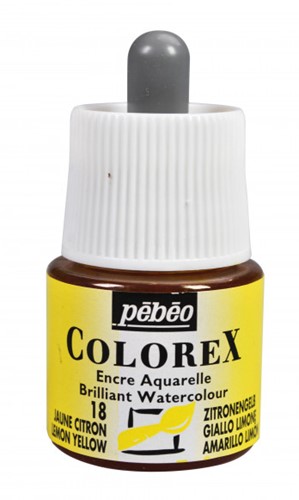 Pebeo Colorex Aquarelinkt serie 1 - citroengeel