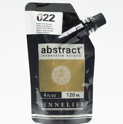 Sennelier abstract acryl iridescent brons - 120 ml.