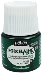 Pebeo porcelaine brons - flacon 45 ml.