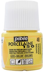 Pebeo porcelaine bleek geel - flacon 45 ml.
