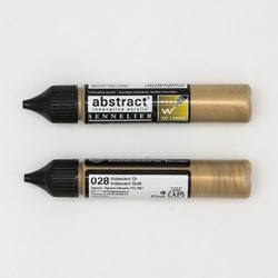 Sennelier abstract 3D liner blinkend goud