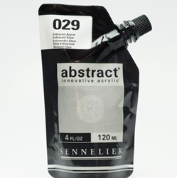 Sennelier abstract acryl iridescent zilver - 120 ml.