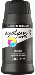 System 3 acryl marszwart - flacon 500 ml