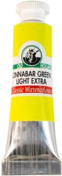 oudt hollandse aquarelverf cinnabar green light extra - tube 6 ml