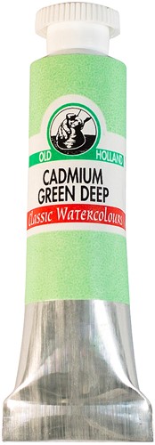 oudt hollandse aquarelverf cadmium green deep - tube 6 ml