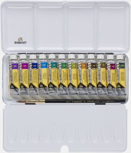 Rembrandt aquarelverf set granulerende kleuren