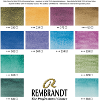 Rembrandt aquarelverf set granulerende kleuren-2
