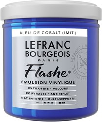 Flashe vinylverf - bleu de cobalt - flacon 125 ml