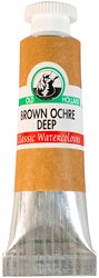 oudt hollandse aquarelverf brown ochre deep - tube 6 ml