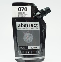 Sennelier abstract acryl iridescent zwart - 120 ml.