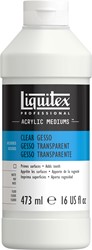 Liquitex gesso primer transparant flacon 473 ml.