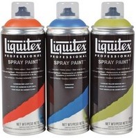 Liquitex spray paint 
