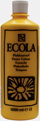 Talens ecola schoolplakkaatverf geel - flacon 1000 ml