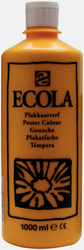 Talens ecola schoolplakkaatverf donkergeel - flacon 1000 ml