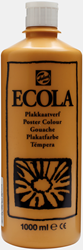 Talens ecola schoolplakkaatverf gele oker - flacon 1000 ml