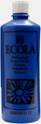 Talens ecola schoolplakkaatverf donkerblauw - flacon 1000 ml
