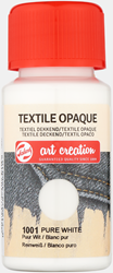 Art Creation textielverf puurwit dekkend - flacon 50 ml.