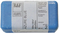 R&F encaustiekverf azuurblauw