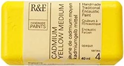 R&F encaustiekverf cadmiumgeel middel