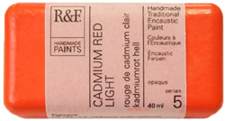 R&F encaustiekverf  cadmiumrood licht