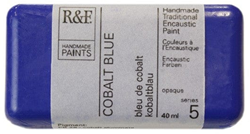 R&F encaustiekverf  kobaltblauw