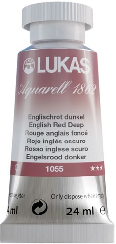 lukas aquarel engelsrood donker - tube 24 ml-2