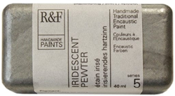 R&F encaustiekverf  iridescent tin