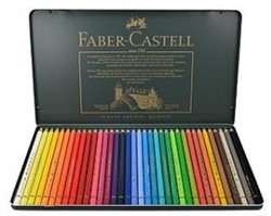 Faber Castell Polychromos kleurpotloden metalen doos 36 stuks