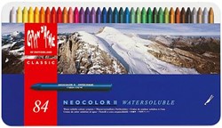 Caran d'Ache Neocolor II wateroplosbaar - 84 stuks