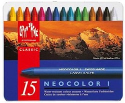 Caran d'Ache Neocolor I  watervast - 15 stuks