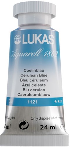lukas aquarel ceruleum blauw - tube 24 ml-2