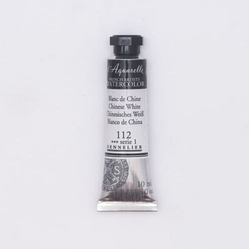 Sennelier aquarelverf - chineeswit - Tube 10 ml.