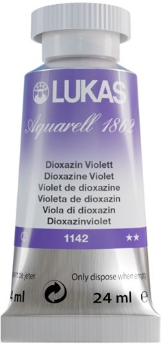 lukas aquarel dioxine violet - tube 24 ml-2