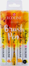 Ecoline yellow brush pen set