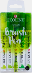 Ecoline green brush pen set