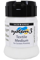 System 3 zeefdrukmedium textiel flacon 250 ml.