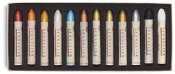 Sennelier oliepastels assortie IRIDESCENT - doos 12 stuks