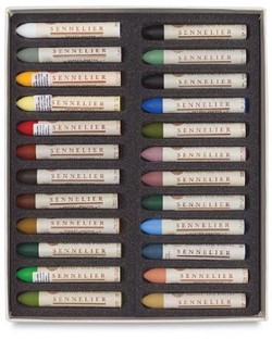 Sennelier oliepastels - dozen en kisten