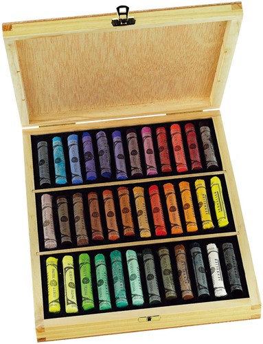 ennelier zachte pastels kist 36 stuks assorti