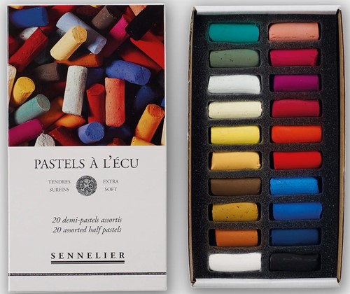 Sennelier set 20 halve pastels assorti