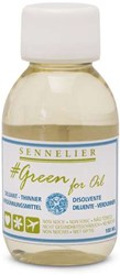 Sennelier green for oil verdunningsmiddel flacon 100 ml.