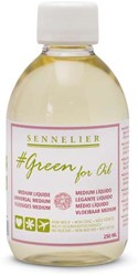 Sennelier green for oil liquid medium flacon 250 ml.