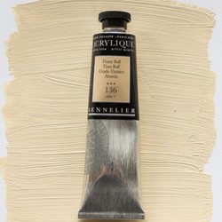 sennelier acryl buff titanium - tube 60 ml.