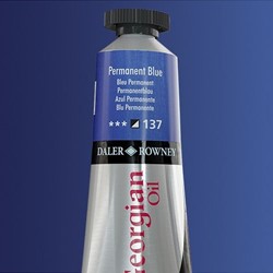 georgian olieverf  permanentblauw - tube 38 ml
