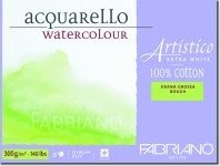 Artistico traditional white aquarelblok grof - 300 grs. 12.5 x 18 cm - 25 vel