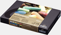 Rembrandt set met 15 HALVE pastels-2