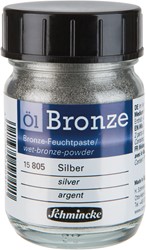 Schmincke brons poeder - silver - flacon 50 ml.